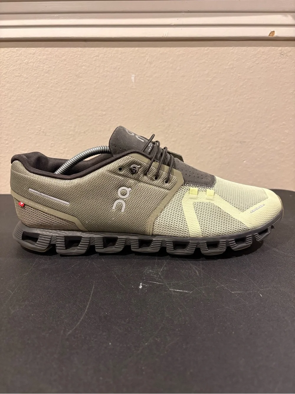 On Cloud Cloudflyer Running Shoes Forest Grn Olive Mens Size 12 New Insoles